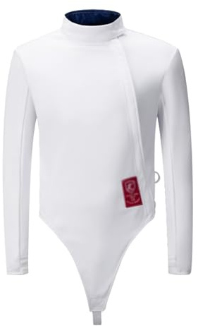 Chaqueta de Esgrima - Traje Protector para Equipo de Esgrima, Traje de Equipo de Esgrima de Sable de Espada de Aluminio 350N para Esgrimistas Masculinos y Femeninos ( Color : Right hand , Size : 52# )