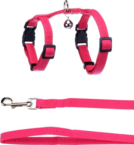 Flamingo Gato Arnés con Correa Gatito Lomi Fucsia 15-22cm 20-30cm 120cm 10mm
