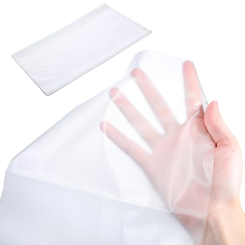 Stickvlies Wasserlöslich 25cm x 3 Yards Wasserlöslicher Stabilisator Weiß Stickpapier Waschbares Stickstoff Besticktes Papier zum Abwaschen von Maschinen und Handstickereien Bastelbedarf