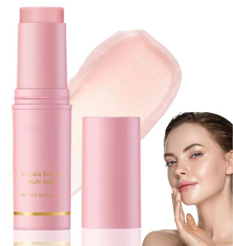 Deep Wrinkle Filler Collagen Stick for Face & Lips,Multi-Action Anti-Aging Balm Stick with Hydrating Collagen Wand,Firming Treatment Stic/k for Fine Lines Reduction,Portable Coll/agen Boosting St/ick