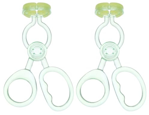 Ipetboom 2pezzi Pinzetta per Rimozione e Inserimento Lenti Forniture per Lenti Invisibili Stick per Invisibili in Piccolo Applicatore per Strumento di Inserimento Invisibile Morbido