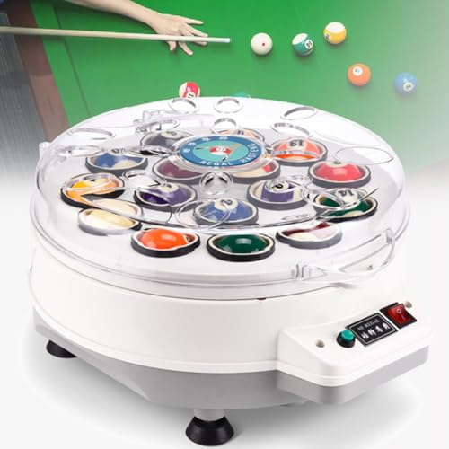 XUXIAO 16/22 bollar, biljardrengöringsmaskin, automatisk polerare, för biljardbollset, snookerboll, elektrisk biljardbollsrengöring, 16 bollar