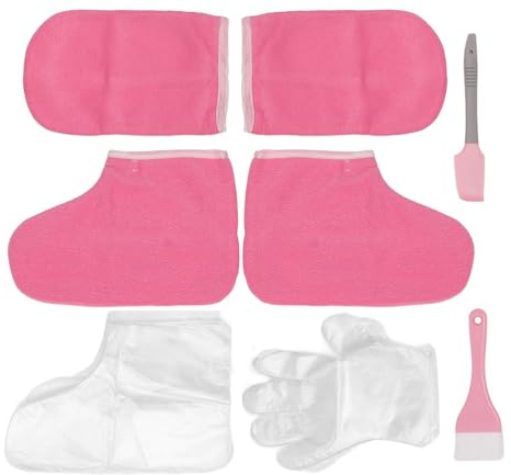ANKROYU Kit de Cire pour les Mains et les Pieds à la Paraffine, Gants de Cire pour les Pieds et les mMains, Set de Soins pour les Mains et les Pieds