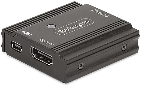 StarTech Repeteur HDMI 2.1 en ligne 10m 8K 60Hz, 4K 144Hz, USB, Booster | Repetiteur actif, Compact, Boitier metallique, CEC, HDR10, 48 Gbps