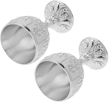 PRETYZOOM Lot de 2 Verres à Whisky Luxueux Coupes à Vin Mousseux Artisanat Usage Domestique Et Festif Décoration de Bureau Élégante 2 Pièces