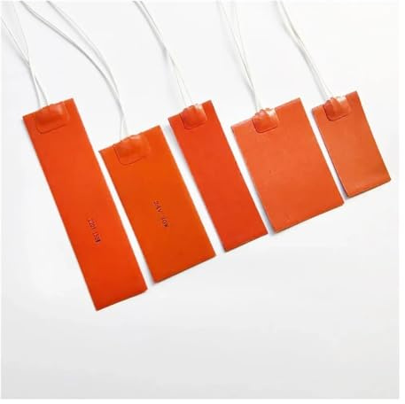 5V 12V 24V 36V 48V 110V 220V 380V Tappetino riscaldante in silicone Tappetino riscaldante in gomma quadrato Piastra riscaldante for stampante 3D flessibile (150x90mm 40W 36V)(200x200mm 150w,48V)