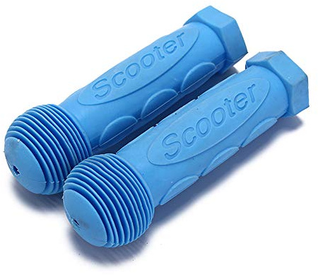 Syvrac 1Pair(2PCS) Scooter Child Kids Bicycle Grip Anti-Slip Handlebar 22MM Silica-Gel Material Holes Children Bike Accessory