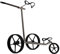 tour made HC3X 3-Rad Edelstahl Golf Push Trolley Pushtrolley Golftrolley zerlegbar - Qualität vom Deutschen Fachhändler (HC3X-silber-schwarz)