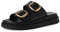 Tamaris Damen Klassische Ballerinas, Frauen Flats,Comfort Lining,TOUCHit-Fußbett,Slip-ons,klassisch elegant,Ballerinen,Black Leather,41 EU