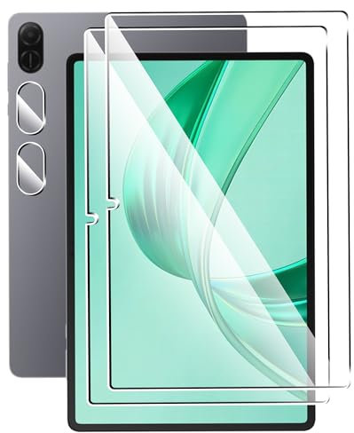 CAUHENYEE Pellicola per Honor Pad X8a 11 (2024) Vetro temperato, 2X Pellicola protettiva in Vetro Temperato + 2X Protezione Fotocamera, Pellicola per Honor Pad X8a Kids Edition