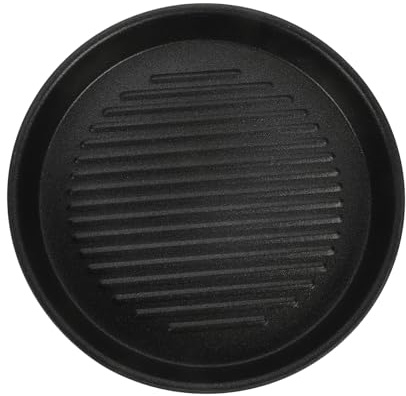 POPETPOP Poêle à Griller Aluminium Antiadhésive pour Steak et Poisson Plaque de Barbecue Extérieure Cuisson Uniforme Résistante et Adaptée Au Camping