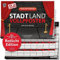 Stadt Land VOLLPFOSTEN® - Rotlicht Edition | Partyspiel ab 16 Jahren DIN A4 Spielblock | Stadt Land Fluss | Gesellschaftsspiel | 50 Blätter | Lustige Spiele | 32 knallharte Kategorien von DENKRIESEN