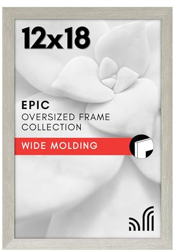 Americanflat 12x18 Poster Frame - Engineered Wood - Grey