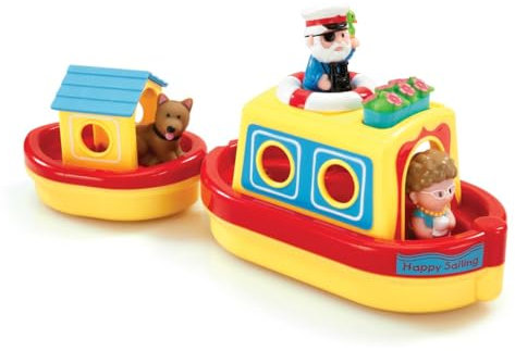 HappyLand Water Lily Canal Boat For Children From 18 Months to 5 Years Early Learning Centre Bath Toy Toy Boats For Water Play Happy Land toy Sets Elc Toys Boat Bath Toy Early Learning Centre Toys