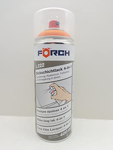 Förch 4 in 1 RAL 2003 PASTELLORANGE ORANGE DICKSCHICHTLACK LACK SPRAY SPRAYDOSE 400ML (1)
