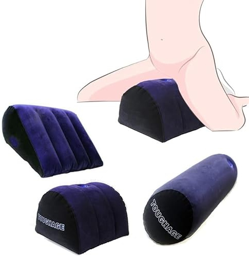 SmartRing Famiglia di Cuscini gonfiabili, Cuscino Triangolare a Forma di Cuneo e Cuscino Gonfiabile ad Arco semicircolare, Cuscino Rotondo Lungo per Dormire, Tre Incontri
