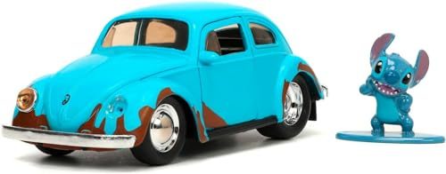Jada Lilo and Stitch 1959 VW Beetle, Spielzeugauto, bekannt aus Film, 1:32