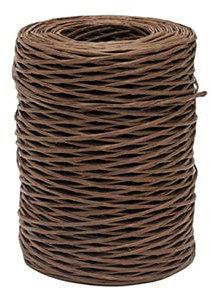 656 Feet Floral Wire,2mm Floral Bind Wire Wrap Twine,Paper Covered Wire Rustic Vine Wire for Floral Arrangements, Flower Crowns, Grapevine Wreath Making, Wedding Decorating, DIY Projects(Brown)