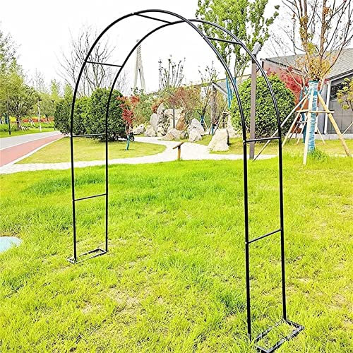 Arche Jardin pour Rosiers Plantes Grimpantes, Metal Arceau à Rosiers, Arche de Rosiers Vigne Mariage, Pergola Tonnelle de Jardin, Intérieur Extérieur Décoration de Fête,280x220x40CM