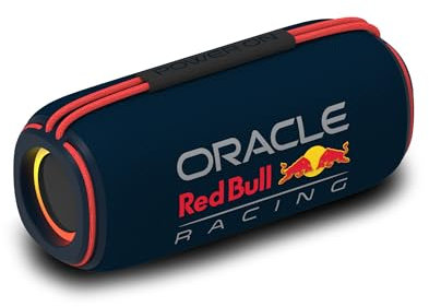 Nilox Red Bull Racing Race, Altavoz Bluetooth Portátil con Iluminación RGB, Potencia Máxima de 50W, Amplia Conectividad Incluyendo AUX, USB y TWS, Resistencia IPX5, Batería de 6000 mAh