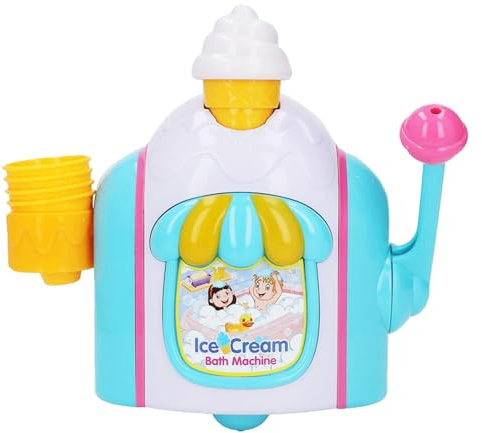 Gelatiera Macchina Per Bolle Di Sapone - Dispositivo Per La Preparazione Del gelatoo Da Vasca Con Doccia | Mantecatore Per Dessert Aromatizzati E Distributore Di Gelati Per Bambini, Ragazzi, Ragazze