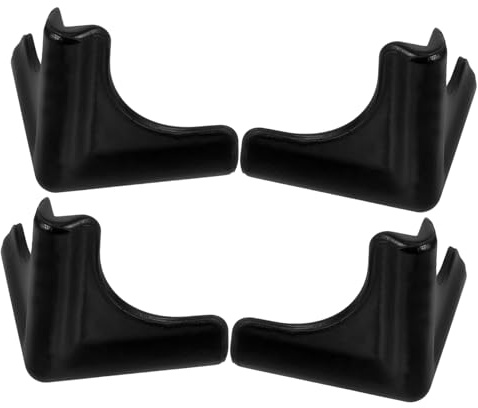 LOLIPPYY Protezione Angolari per Mobili in Silicone Nero 4 Unitá Antiurto per Tavoli e Scrivanie Ragazzo Ragazza, Facile da Installare, per Ufficio e Scuola