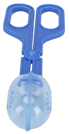 Yctze Pinces à Reptiles Pince à Reptiles et Outil Pelle à Caca de avec Lézard à en Acier Inoxydable Fournitures pour Animaux/et Amphibiens/Terrariums (Blue)