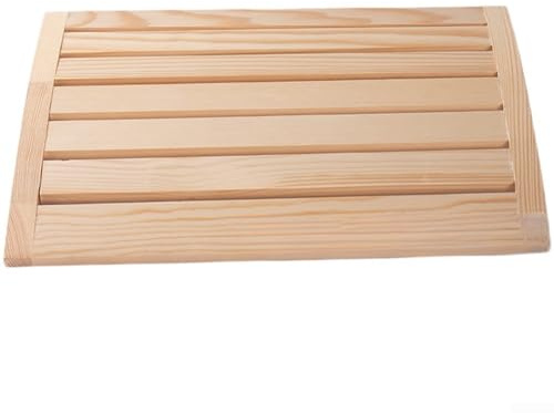 Poggiatesta per sauna in legno massello, design a doghe aperte, per flusso d'aria e stabilità termica in sauna asciutta o bagnata (A)