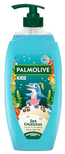 Palmolive Sea Creature Kids Shower Gel 750ml | Features underwater characters and an enchanting sea breeze scent, has a gentle formula and is dermatologically tested