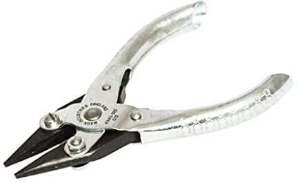 Maun 4340-125 Pince parallèle à bec lisse Argent 125 mm/5