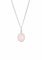 Elli Halskette Damen Solitär Anhänger Basic Elegant mit Rosenquarz in 925 Sterling Silber