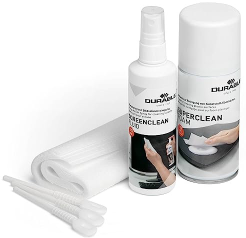 Durable PC Reinigungsset, Komplettset zur schonenden Reinigung von Bildschirmen und Bürogeräten, 583400