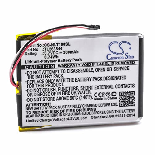 vhbw Batería Recargable Compatible con Nest Termostato Learning de 1ª generación termostato ahorrador de energía (200 mAh, 3,7 V, polímero de Litio)