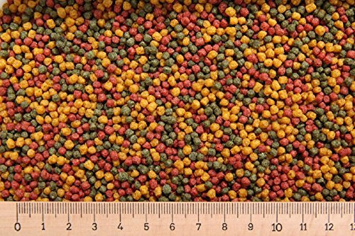 (Grundpreis 3,90 Euro/kg) - 5 kg Premium Koifutter Mix 3,0 mm - schwimmend