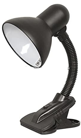 BEL AIR HOME - Lampe de bureau DEDALO - 1xE27 - pour éclairer votre espace de travail avec style et efficacité (NOIR) (ampoule non incluse)