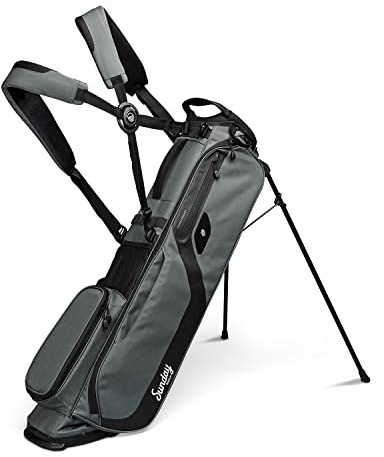 Sunday Golf Sac El Camino - Sac léger avec Sangle et Support - Facile à Transporter - par 3 et Parcours Standard, 3,9 Livres