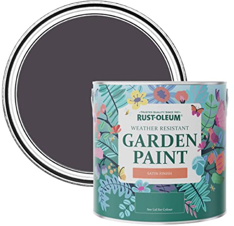 Rust-Oleum Purple Mould-Resistant Garden Paint In Satin Finish - Grape Soda 2.5L
