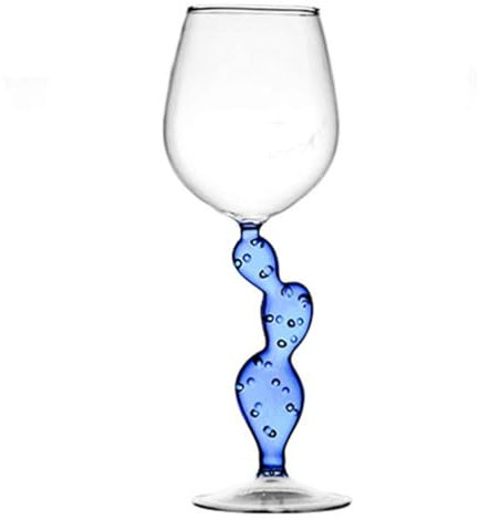 BAMFY High-Ball Verres à Vin Cactus Vacances Arbre à Tige Cristal Verre De Vin Rouge Verre à Jus Gobelets for Faire La Fête Mariage Festival Bar (Color : B)