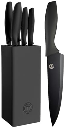 MasterChef 526280 Block of Knives, Black