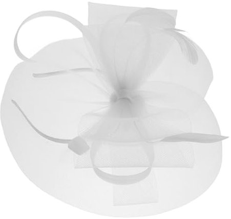 Healeved couvre-chef de mariée faire la fête pour Mariage première couvre-chef de thé voiles de mariée en dentelle chapeau fascinator apexhap voile de deuil nylon Black