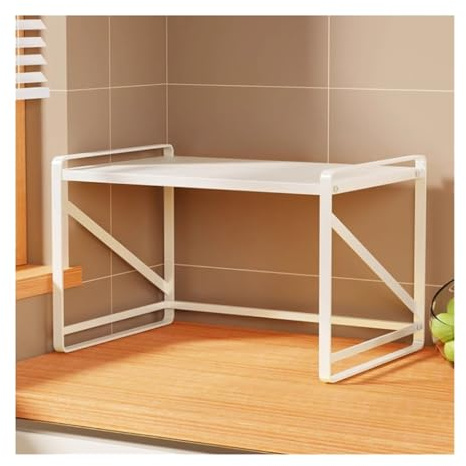 HDICUHNANU Scaffale da Cucina, Armadio Portaoggetti for Stampante, Multifunzione for Fotocopiatrice da Ufficio, for Forno A Microonde Cucina Design Moderno(33x53x37cm)