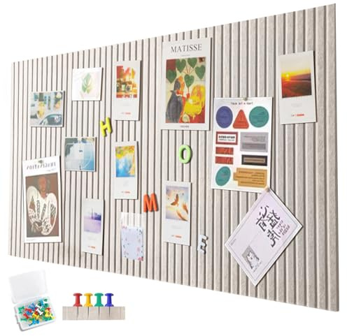 120 x 90 cm stor anslagstavla, stor korkskiva, 0,9 cm tjock dekorativ korkvägg av filt, vikbar fototavla med självhäftande tejp, självhäftande filt, självhäftande visionboard, pinnålsfilt, ljus kamel