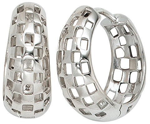 Jobo Damen-Creolen aus 925 Sterling Silber 19 mm