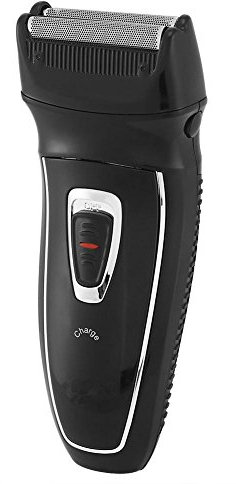 Elektro Herrenrasierer Wiederaufladbarer Herren Elektrorasierer Rasierer Bart Rasierapparat mit Ladeanzeige, Schwarz