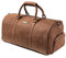 DRAKENSBERG Weekender 'Finn' - Leder Reisetasche mit Schuhfach, Damen, Herren, handgepäcktauglich, 40L - Havanna-Braun, DR00300