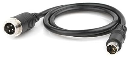 Elecbee GX12 to Mini Din Male Adapter 4 Pin Male to Male Cable Cordset 1M