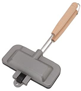 Padella per Sandwich, Pressa per Hot Dog, Teglia Antiaderente a Doppia Faccia, Adatta per Fare Colazione, Toast, Panini, Waffle