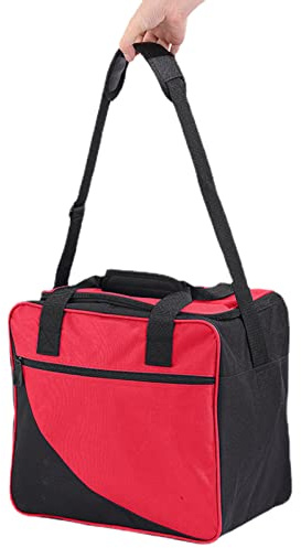 Sac de Bowling 1 Boule, Sacs Une Balle Bowling, Sac fourre-Tout en Oxford pour Boule de Bowling avec Bandoulière, Sac de Bowling Portable pour Ranger Boule, Chaussures, Serviettes, Bouteilles d'eau