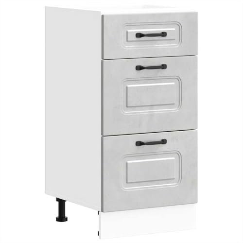 vidaXL Mueble bajo de Cocina Kalmar Madera de ingeniería Gris hormigón