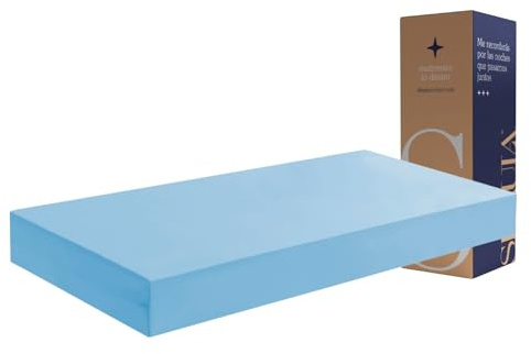 SONHO Colchon Medical 90X190 GERIÁTRICO - Altura 20 CM - para Camas articuladas - Espuma terapéutica - Desenfundable e Impermeable -